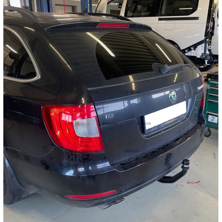 Automatic Detachable Towbar, Westfalia Automotive 4 Doors Combi, Škoda Superb 2008 - Present - EDK.ro