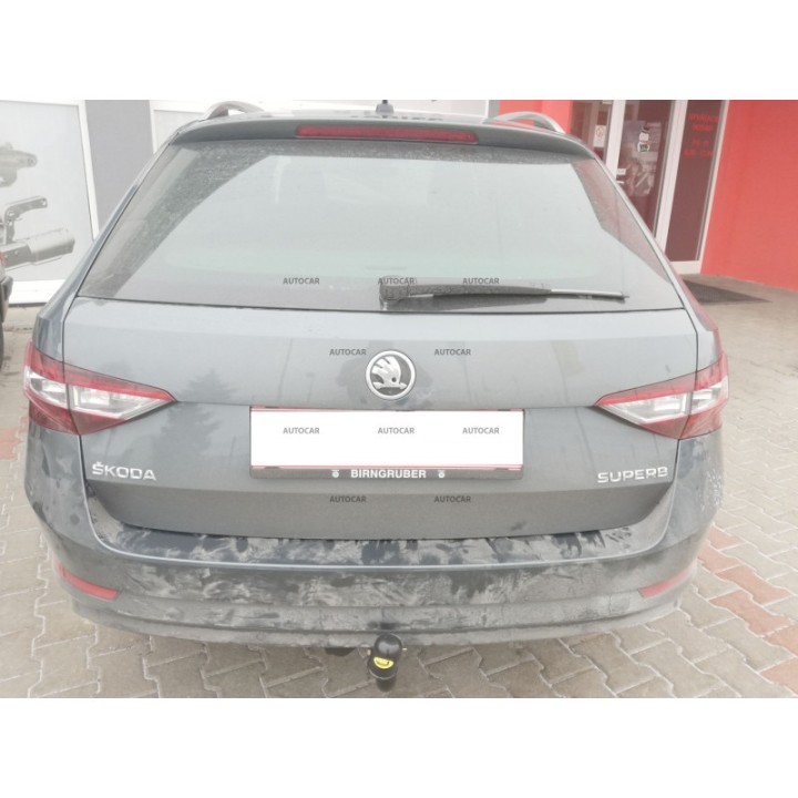 Towbar, Auto-Hak, Semi-Detachable System, Škoda Superb 4-Door / 4x4 2014 - 2023 - EDK.ro