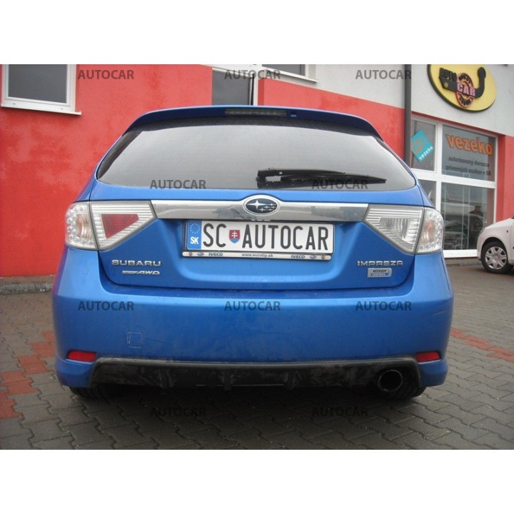 Cârlig de Remorcare Detașabil Vertical cu Cheie, Westfalia Automotive 5 Uși, Subaru Impreza 2007 - 2013 - EDK.ro