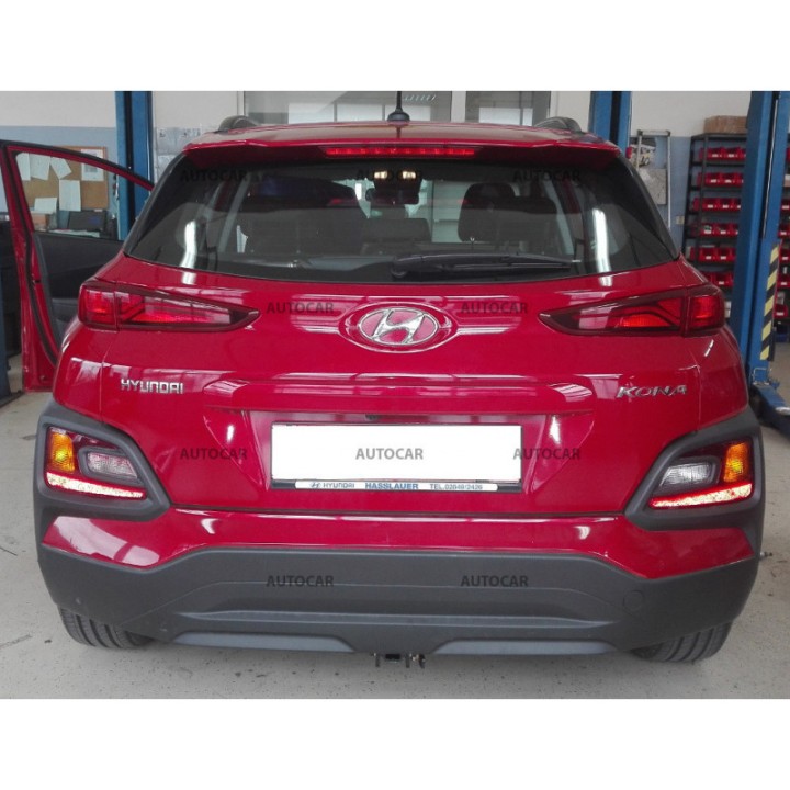 Cârlig de Remorcare, Auto-Hak, Sistem Demontabil Automat, Hyundai Kona fără AdBlue 2017 - 2020 - EDK.ro