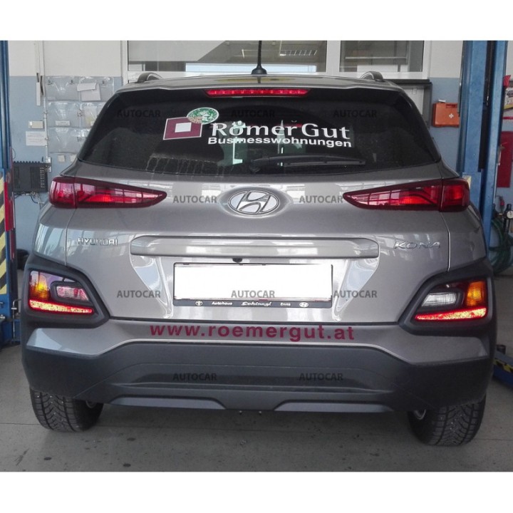 Cârlig de Remorcare, Auto-Hak, Sistem Demontabil Vertical, Hyundai Kona fără AdBlue 2017 - 2020 - EDK.ro