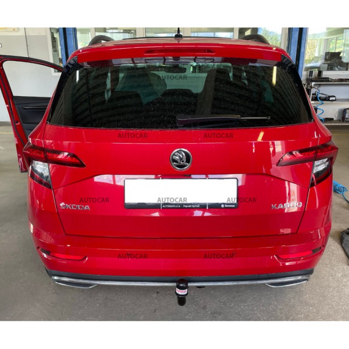 Cârlig de Remorcare, Auto-Hak, Sistem Demontabil Vertical, Škoda Karoq 2017 - Prezent - EDK.ro