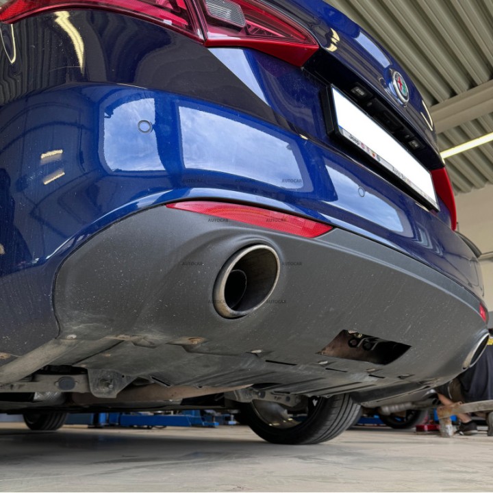 Towbar, Auto-Hak, Vertical Detachable System, Alfa Romeo Giulia 2016 - Present - EDK.ro