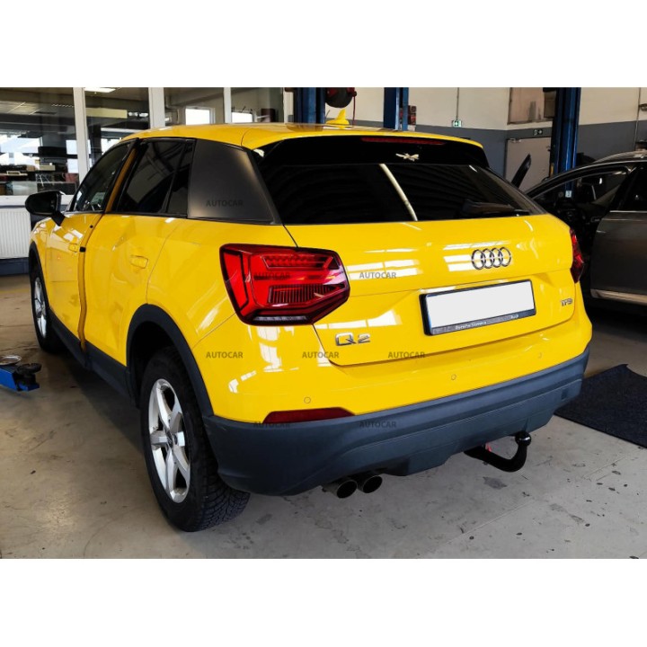 Cârlig de Remorcare, Auto-Hak, Sistem Demontabil Vertical, Audi Q2 2016 - Prezent - EDK.ro