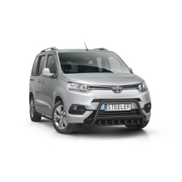 EC Homologated Bullbar, Steeler 4x4 "A" Bar with Spikes, Color Black, Toyota ProAce City Verso 2019 - Present - EDK.ro