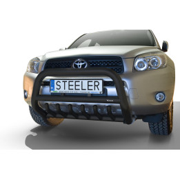 Bullbar Omologat RAR, Steeler 4x4 "A" Bar cu Țăruși, Culoare Negru, Toyota RAV4 2006 - 2010 - EDK.ro
