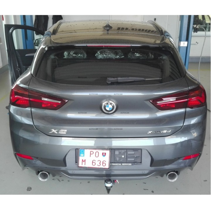 Vertical Detachable Towbar with Key, GDW, BMW X2 2018 - Present - EDK.ro
