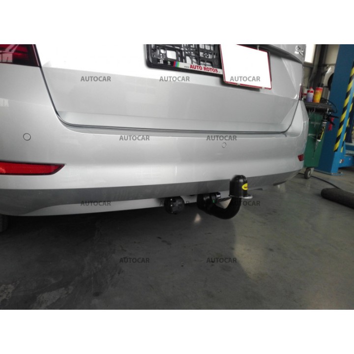 Towbar, Auto-Hak, Vertical Detachable System, Škoda Fabia 2018 - Present - EDK.ro