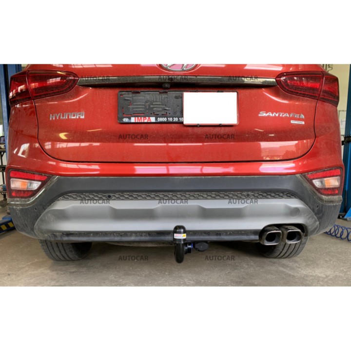 Towbar, Auto-Hak, Vertical Detachable System, Hyundai Santa Fe 5-Door 2018 - 2020 - EDK.ro
