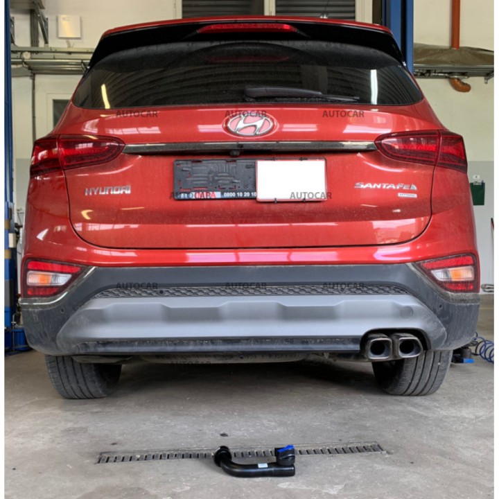 Cârlig de Remorcare, Auto-Hak, Sistem Demontabil Vertical, Hyundai Santa Fe 5 Uși 2018 - 2020 - EDK.ro
