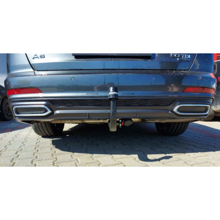 Detachable Towbar with Key, Westfalia Automotive C8, Audi A6 2018 - Present - EDK.ro