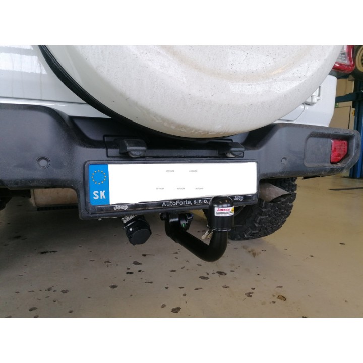 Cârlig de Remorcare, Auto-Hak, Sistem Demontabil Vertical, Jeep Wrangler 2018 - Prezent - EDK.ro