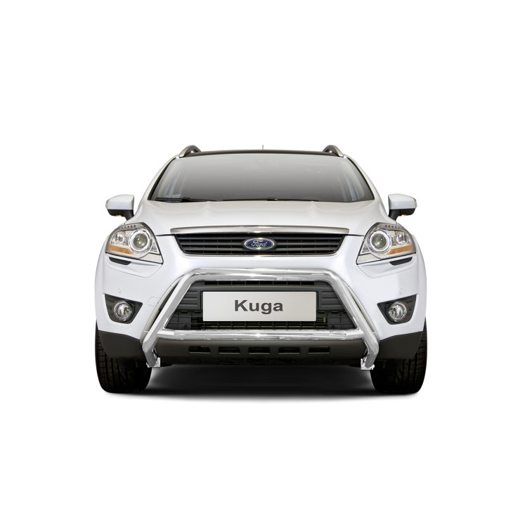 Bullbar Omologat RAR, Steeler 4x4 "A" Bar cu Traversă, Culoare Argintiu, Ford Kuga 2008 - 2012 - EDK.ro