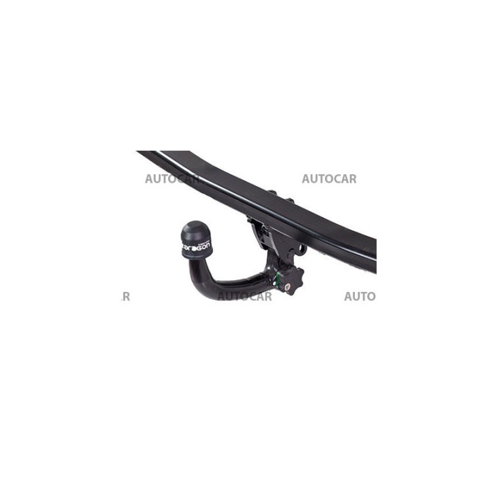 Detachable Towbar with Key, Aragon, Hyundai ix55 2009 - Present - EDK.ro