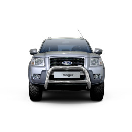 Bullbar Omologat RAR, Steeler 4x4 "A" Bar cu Traversă, Culoare Argintiu, Ford Ranger 2007 - 2012 - EDK.ro
