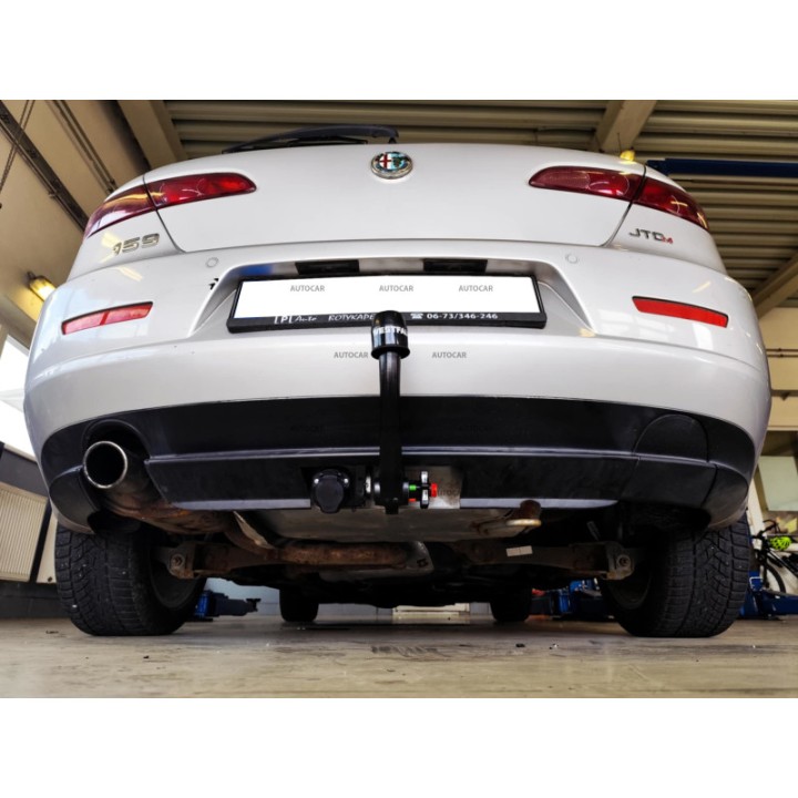 Vertical Detachable Towbar with Key, Westfalia Automotive, Alfa Romeo 159 2006 - Present - EDK.ro