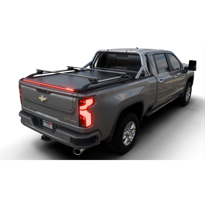 Spring Assisted Roll Top Tonneau Bed Cover, Tessera 4x4 Roll+, Chevrolet Silverado 3500 Bed Length 8.2 Feet 2020 - Present - EDK