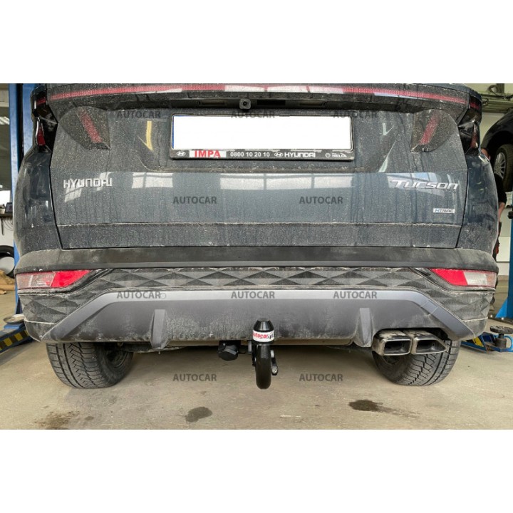Vertical Detachable Towbar with Key, GDW, Hyundai Tucson 2020 - Present - EDK.ro
