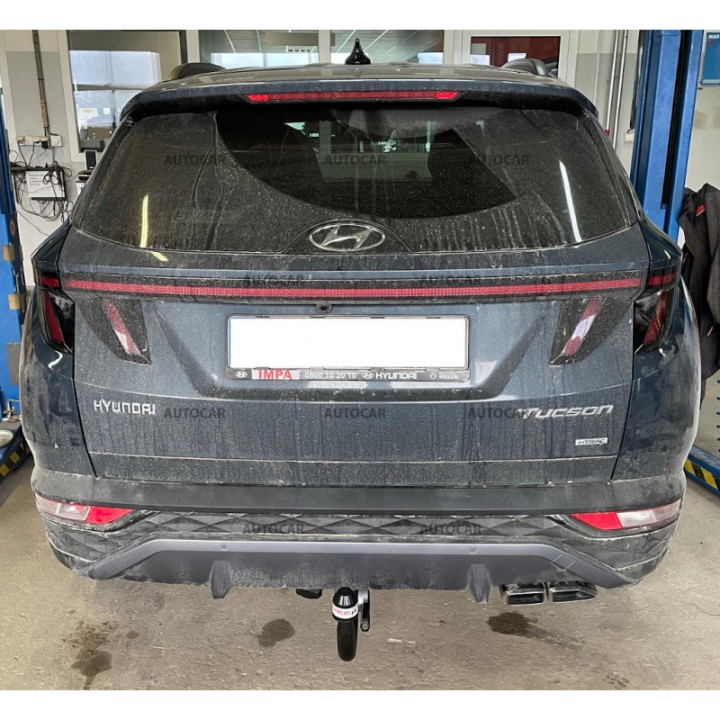 Cârlig de Remorcare Detașabil Vertical cu Cheie, GDW, Hyundai Tucson 2020 - Prezent - EDK.ro
