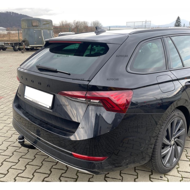 Vertical Detachable Towbar with Key, Westfalia Automotive IV, Škoda Octavia 2020 - 2023 - EDK.ro