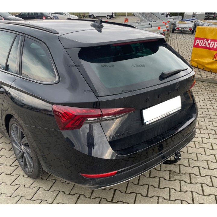 Vertical Detachable Towbar with Key, Westfalia Automotive IV, Škoda Octavia 2020 - 2023 - EDK.ro