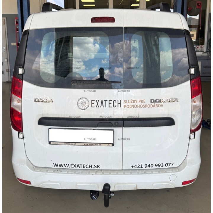 Cârlig de Remorcare, Auto-Hak, Sistem Demontabil Vertical, Dacia Dokker 2012 - Prezent - EDK.ro