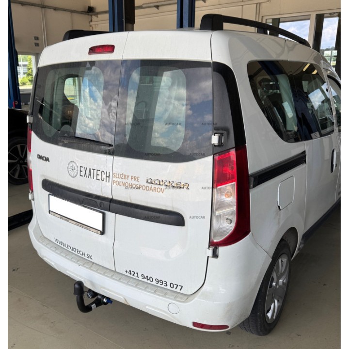 Towbar, Auto-Hak, Vertical Detachable System, Dacia Dokker 2012 - Present - EDK.ro