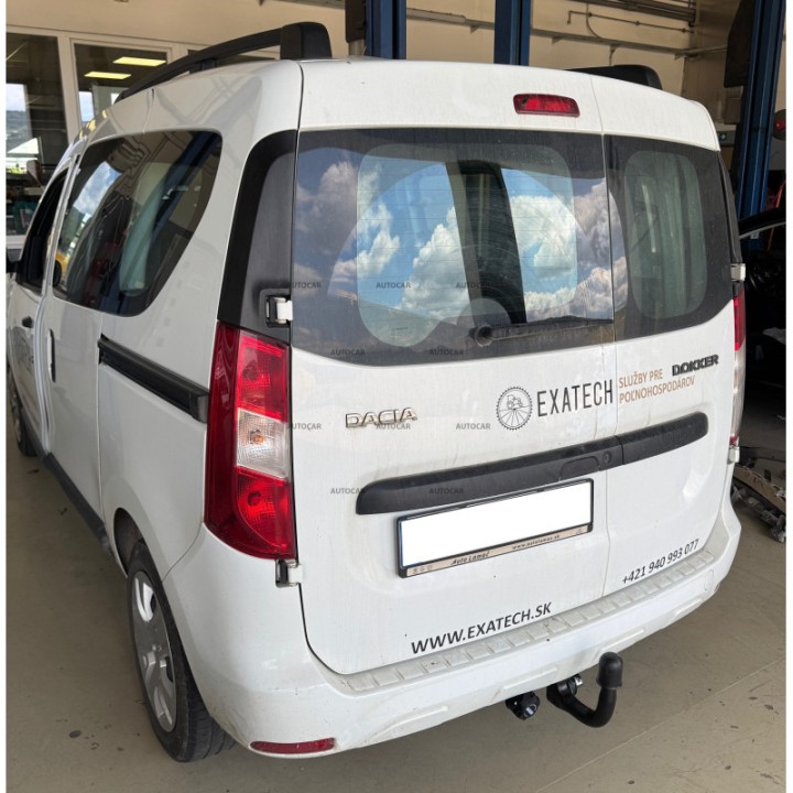 Cârlig de Remorcare, Auto-Hak, Sistem Demontabil Vertical, Dacia Dokker 2012 - Prezent - EDK.ro