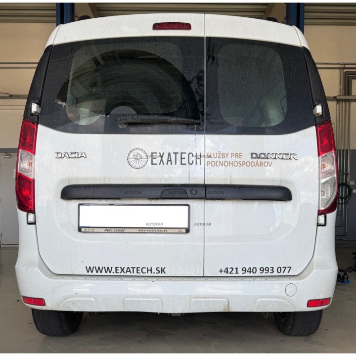 Cârlig de Remorcare, Auto-Hak, Sistem Demontabil Vertical, Dacia Dokker 2012 - Prezent - EDK.ro