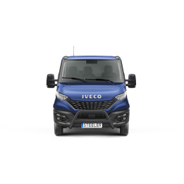 Bullbar Omologat RAR, Steeler 4x4 "A" Bar cu Traversă, Culoare Negru, Iveco Daily 2019 - 2024 - EDK.ro
