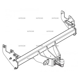 Towbar, Auto-Hak, Semi-Detachable System, Isuzu D-Max 4-Door 2020 - Present - EDK.ro