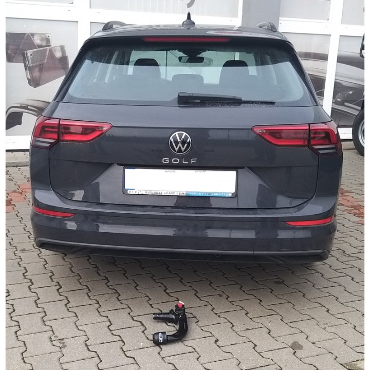 Vertical Detachable Towbar with Key, ORIS / Bosal VIII, Volkswagen Golf 2020 - Present - EDK.ro