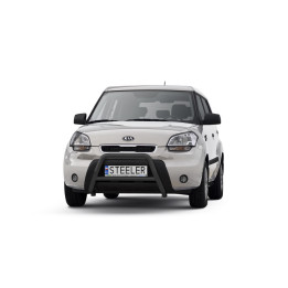 Bullbar Omologat RAR, Steeler 4x4 "A" Bar cu Traversă, Culoare Negru, Kia Soul 2008 - 2011 - EDK.ro