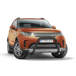Bullbar Omologat RAR, Steeler 4x4 "A" Bar cu Traversă, Culoare Negru, Land Rover Discovery 2017 - Prezent - EDK.ro