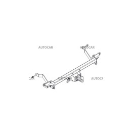 Cârlig de Remorcare, Auto-Hak, Sistem Semi-Demontabil, Opel Movano Dubă L1/L2/L3 2022 - Prezent - EDK.ro