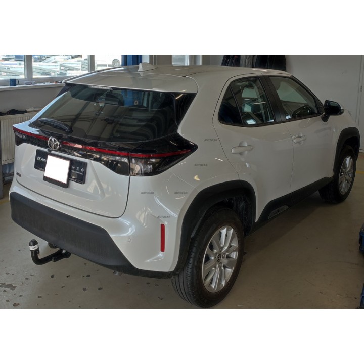 Vertical Detachable Towbar with Key, GDW, Toyota Yaris Cross 2021 - 2023 - EDK.ro