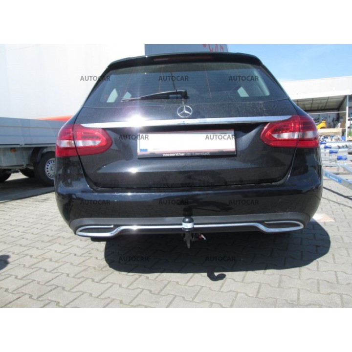 Vertical Detachable Towbar with Key, ORIS / Bosal C A205/C205/W205/S205, Mercedes-Benz C-Class 2018 - 2023 - EDK.ro