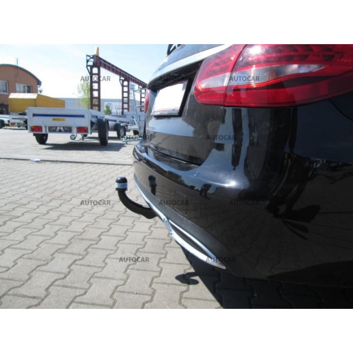 Vertical Detachable Towbar with Key, ORIS / Bosal C A205/C205/W205/S205, Mercedes-Benz C-Class 2018 - 2023 - EDK.ro