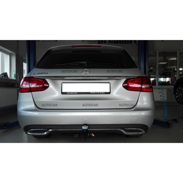 Cârlig de Remorcare Detașabil Vertical cu Cheie, ORIS / Bosal C A205/C205/W205/S205, Mercedes-Benz C-Class 2018 - 2023 - EDK.ro