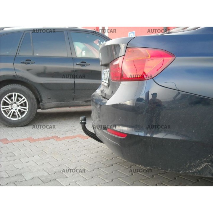 Vertical Detachable Towbar with Key, Westfalia Automotive 3 F30/F31, BMW Seria 3 2014 - 2019 - EDK.ro