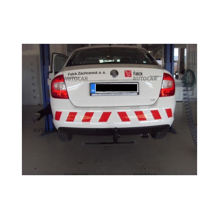Cârlig de Remorcare, Auto-Hak, Sistem Demontabil Vertical, Škoda Rapid 2015 - Prezent - EDK.ro