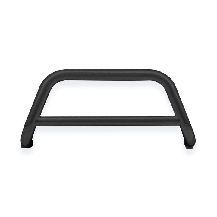 EC Homologated Bullbar, Steeler 4x4 "A" Bar with Crossbar, Color Black, Nissan Navara 2010 - 2015 - EDK.ro