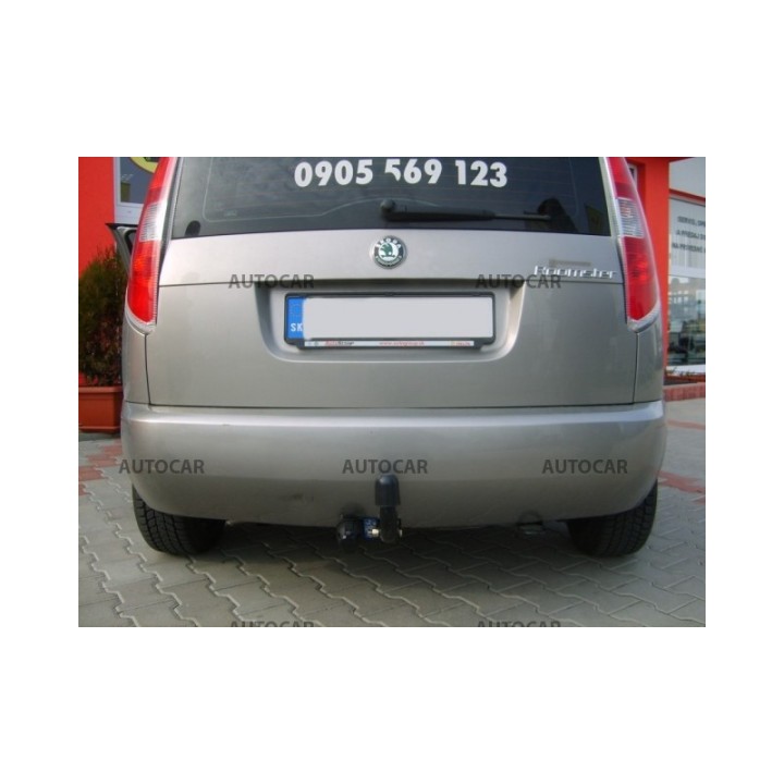 Cârlig de Remorcare, Auto-Hak, Sistem Semi-Demontabil, Škoda Roomster 2010 - Prezent - EDK.ro