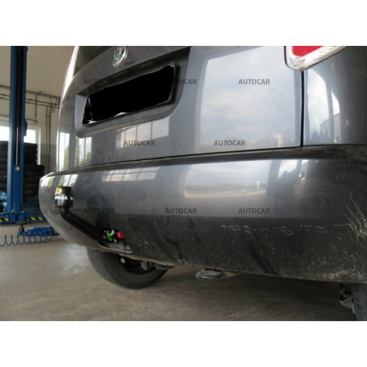 Cârlig de Remorcare Detașabil Vertical cu Cheie, Westfalia Automotive, Škoda Roomster 2010 - 2015 - EDK.ro