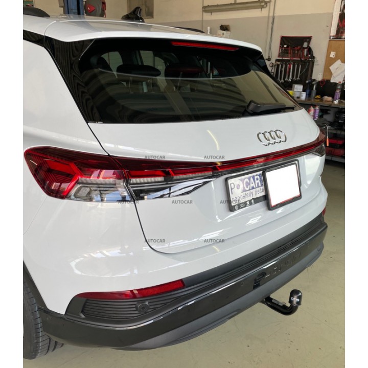 Vertical Detachable Towbar with Key, ORIS / Bosal, Audi Q4 E-Tron 2021 - Present - EDK.ro