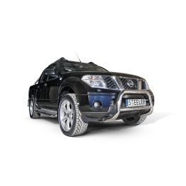 EC Homologated Bullbar, Steeler 4x4 "A" Bar with Crossbar, Color Silver, Nissan Pathfinder 2010 - Present - EDK.ro
