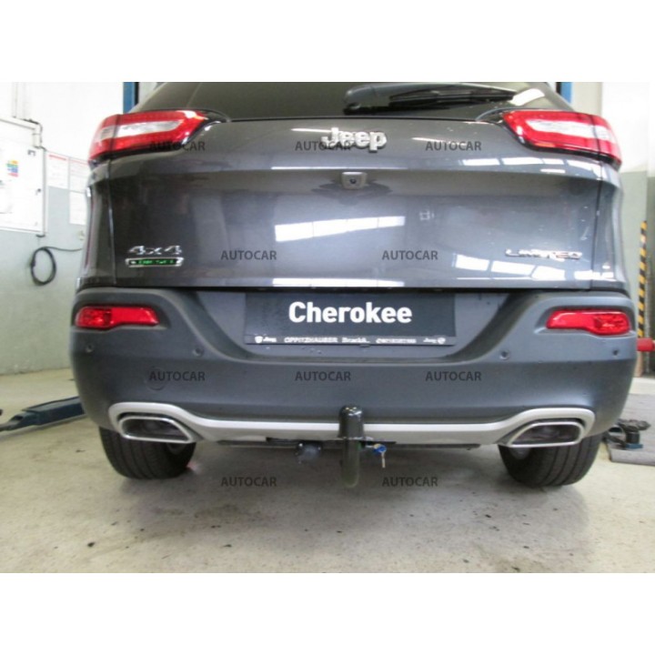 Towbar, Auto-Hak, Vertical Detachable System, Jeep Cherokee 2018 - Present - EDK.ro