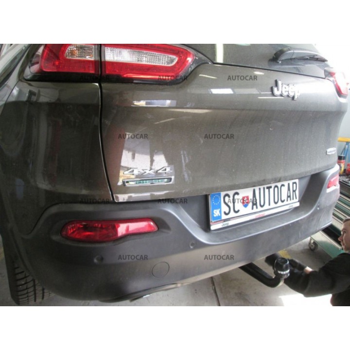 Cârlig de Remorcare Detașabil Vertical cu Cheie, Westfalia Automotive, Jeep Cherokee 2014 - Prezent - EDK.ro