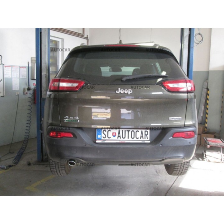 Vertical Detachable Towbar with Key, Westfalia Automotive, Jeep Cherokee 2014 - Present - EDK.ro