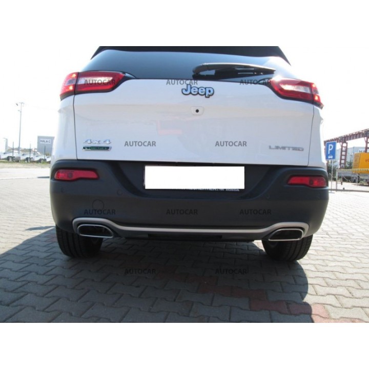 Vertical Detachable Towbar with Key, Westfalia Automotive, Jeep Cherokee 2014 - Present - EDK.ro